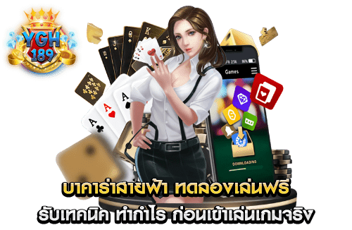 บาคาร่าสายฟ้า ทดลองเล่นฟรี รับเทคนิค ทำกำไร ก่อนเข้าเล่นเกมจริง